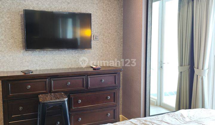 kamar tidur sewa apartemen studio siap huni