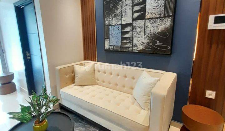 ruang tamu for rent apartment 2br brandnew