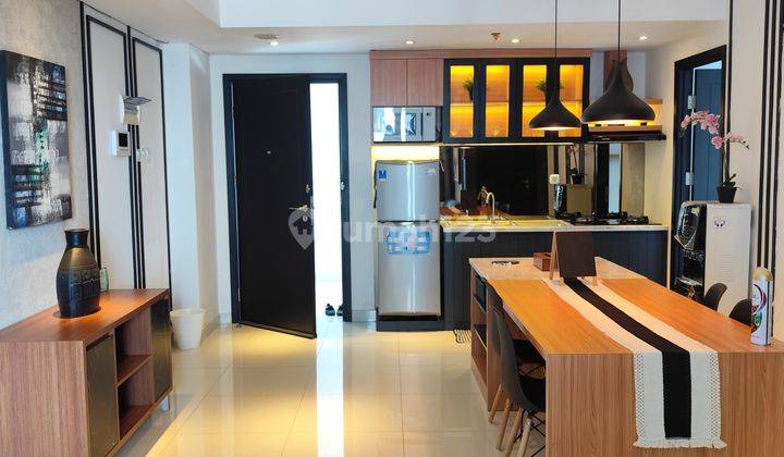 ruang tamu for rent apartement 2+1br brandnew