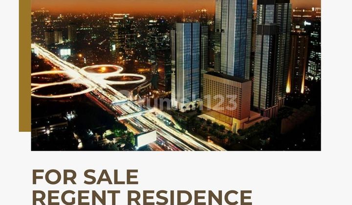 Dijual Luxury Apartemen The Regent Residence - Furnished - Siap Huni