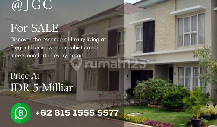 Dijual Rumah Bagus Unfurnished SHM Jakarta Garden City, Jakarta Timur