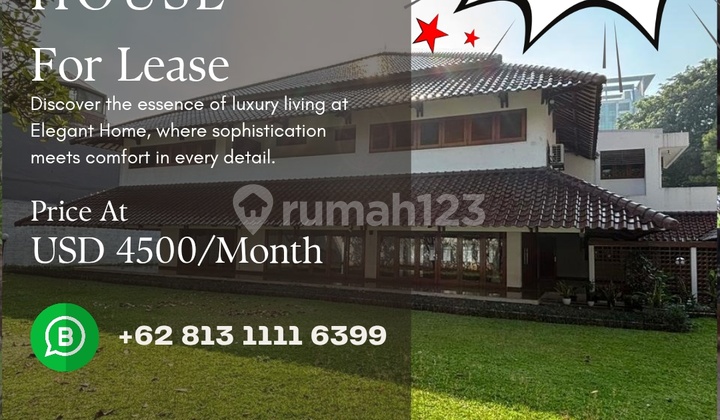 Disewakan Rumah Pondok Indah, Jakarta Selatan