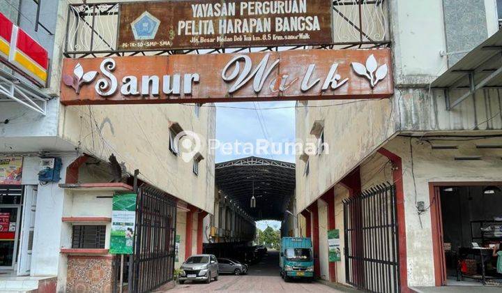 RUKO JALAN BESAR DELITUA KOMPLEK SANUR WALK 2