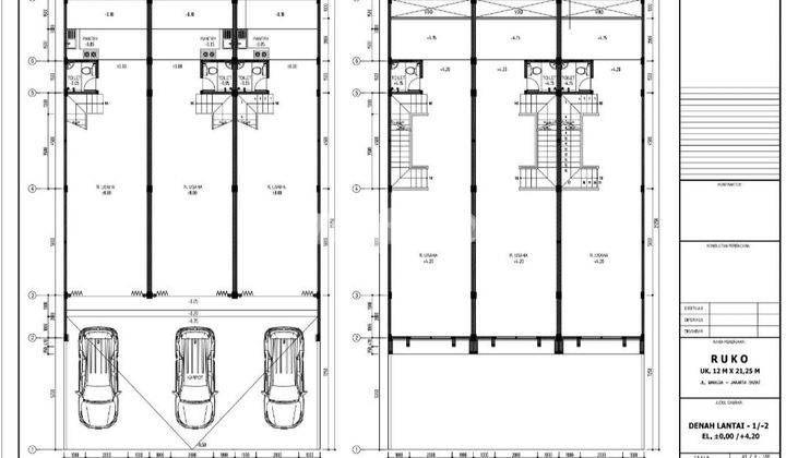 RUMAH BARU GREEN VILLE 4X21, 5M, 3,5 LANTAI 2