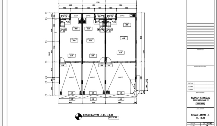 Rumah Baru Duri Kepa Dekat Tanjung Duren, Lingkungan Nyaman,tenang Dan Strategis Lokasi Bebas Banjir 2