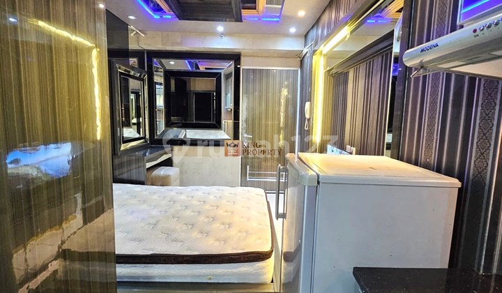 Mewah! Disewa Studio 21M² Full Furnished Interior View Kota Green Bay Pluit Greenbay 2