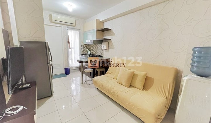 Rare Find! 1br Hook 35m² Fully Furnished Green Bay Pluit Greenbay Ready to Occupy, Affordable Rent, Green Bay Pluit Greenbay Apartment, North Jakarta. Strategic Tower, Easy Drop-Off Access, Favorite Pool View. Unit Condition Renovated from 2br to 1br.