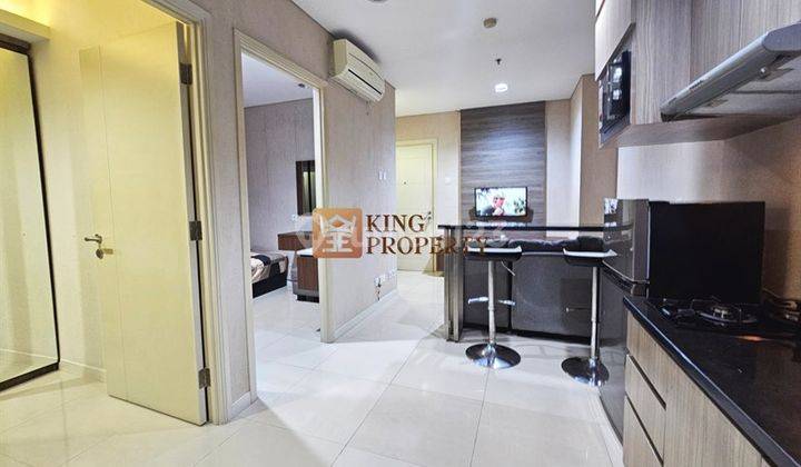 Hadap Taman 2 Kamar Apartemen Madison Park Furnish Interior Bagus 1