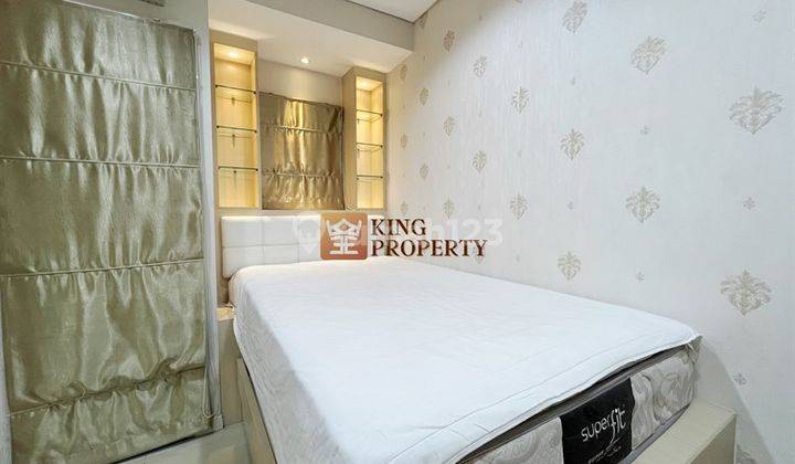 Double Bed Studio Apartemen Madison Park Interior Furnish Bagus 1