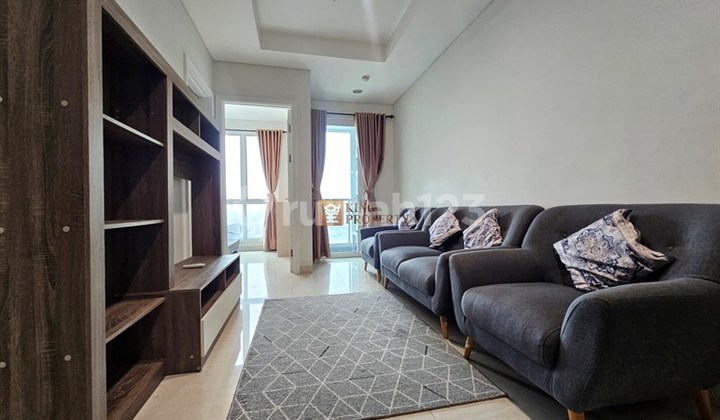 Disewakan 2Br Condominium Grand Madison Modern Minimalist Interior Dekat Dari Central Park Mall Taman Anggrek 1