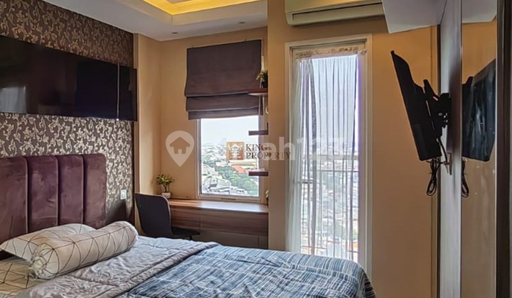 Design Interior, Fasilitas Kolam Renang, Jogging Track, Lapangan Basket, Gym, Billiard, Sky Garden, Evi Charger Station, Disewa Studio Apartemen Madison Park Tanjung Duren