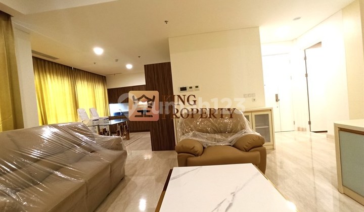 Dekat MRT Bundaran HI & Stasiun Kereta Bandar BNI 46, 5 Menit ke Agora Mall Grand Indonesia - Dijual 3BR Fifty Seven Promenade Thamrin Furnished Bagus. 2