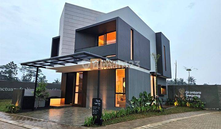 Rumah Giantara Serpong Bsd 7X14 Cluster Khione Design Kontemporer 1