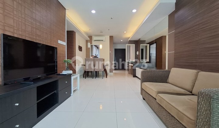 For Rent 2Br Central Park Residences - Furnished Minimalist, Above Central Park Mall, Podomoro City West Jakarta