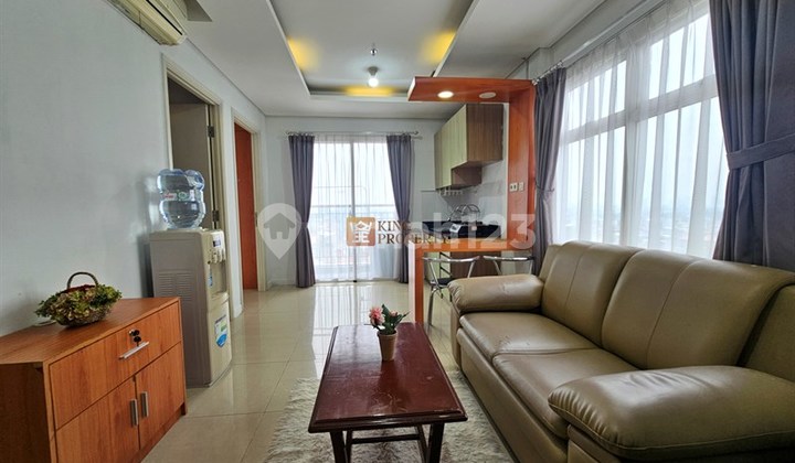 2 Menit ke Central Park Mall Neo Soho, Disewakan 2BR 52m Madison Park Furnished Lengkap tersedia Mesin Cuci. 1