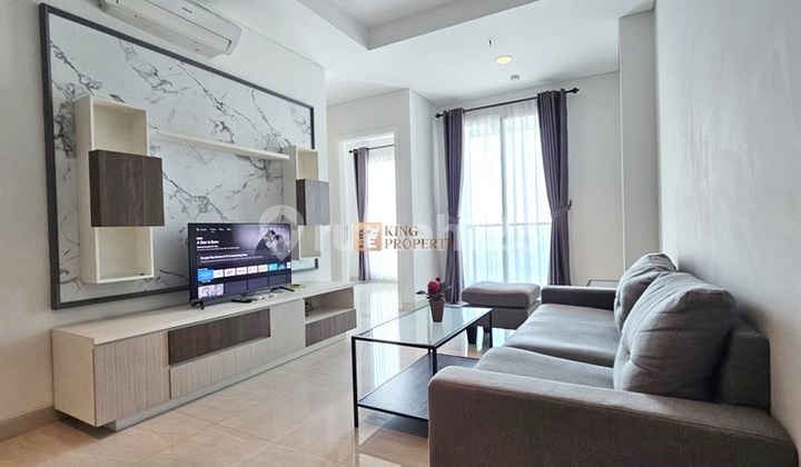 Best Deal Cheapest Rent 2BR Furnished Apartment Grand Madison Tanjung Duren, Fully Equipped Gym Facilities, Swimming Pool, Sauna, Just a Walk to Central Park Mall and Taman Anggrek Jakarta Barat.