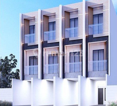 Rare Unit! Dekat Central Park, Neo Soho, Bina Bangsa, Dian Harapan, UNTAR, Trisakti, Royal Taruma, Siloam, Dijual Rumah Strategis 3 Lantai Luas 183m di Tanjung Duren Barat, Desain Modern, Akses 3 Mobil. 2