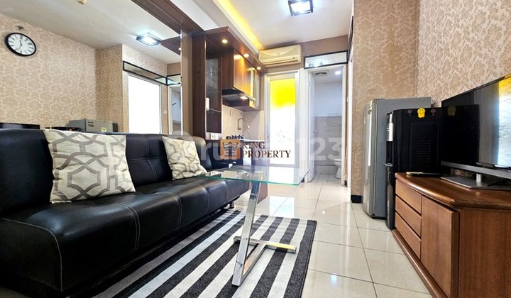 View Laut, Selangkah ke Baywalk Mall, Dijual 2BR Furnished Minimalis Homey di Apartemen Greenbay Green Bay Pluit Jakarta Utara Siap Huni
