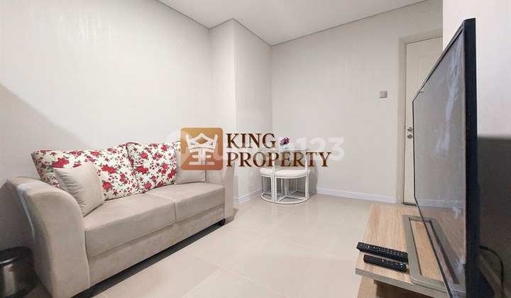 Minimalist Furnished, Swimming Pool Facilities, Jogging Track, Basketball Court, Gym, Billiards, Sky Garden, EV Charging Station, 2BR For Rent at Madison Park near Central Park Mall, APL Tower, Ukrida Campus, Trisakti Untar Jakarta.