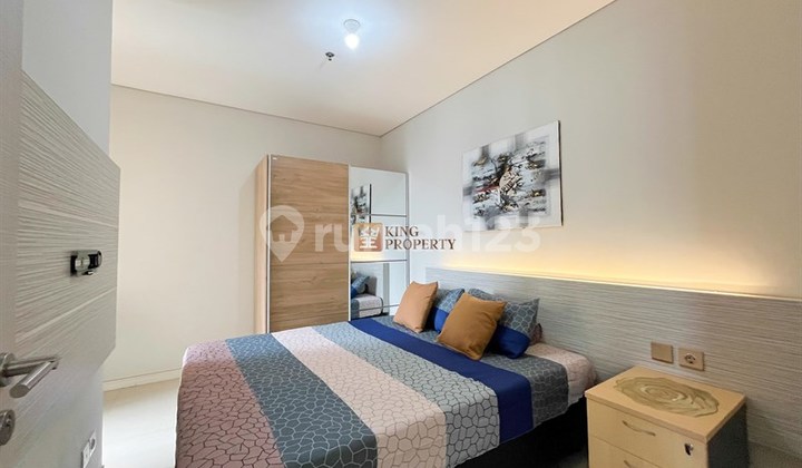 View Favorit Sewa 2 Kamar Furnished Bagus di Apartemen Madison Park Fasilitas Kolam Renang, Gym Akses ke Bandara Soekarno-Hatta, Pintu Tol & Stasiun Grogol Dekat Mall Central Park, Taman Anggrek 2