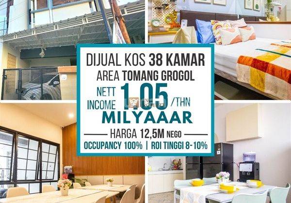 Dijual Rumah Kost Super Lengkap 4 Lt Tomang Diamond Residence Grogol 1