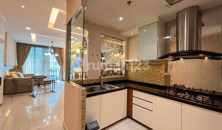 Design Interior Modern & Siap Huni, Dijual Apartement Central Park Residences 2BR Furnished Lengkap Siap Huni, Akses Langsung Terhubung Mall CP Area Tanjung Duren