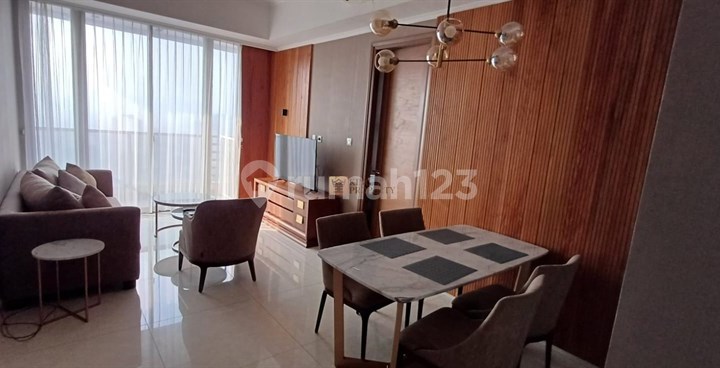 Only a Walk to TA MALL! For Rent: Premium 2BR Modern Luxury Warm Minimalist Condominium Unit at Taman Anggrek Residence, Near Trisakti & UNTAR Campuses, Located in Tanjung Duren Area.