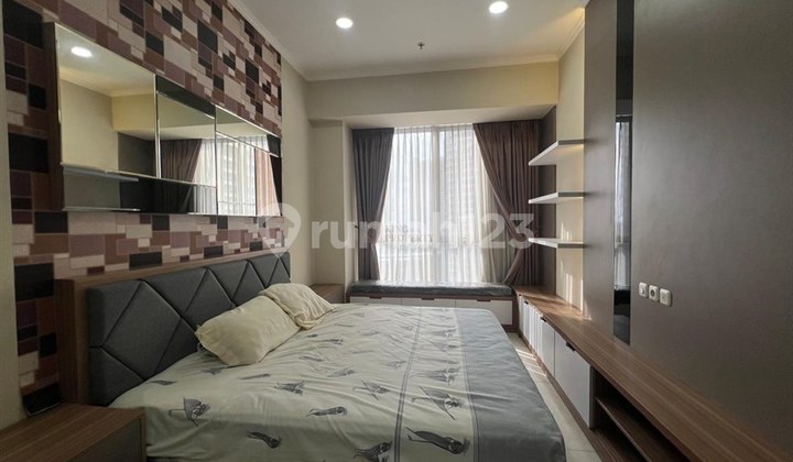 For Rent Condominium Taman Anggrek Residences 2Br+1 Area 99M2 Fully Furnished, Strategic Access Just a Walk to Mall Ta & Hublife in Tanjung Duren