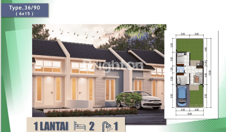 RUMAH BARU HARGA 400JTAN ALANA REGENCY CEMANDI 2