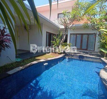 Rumah Villa Sanur Di Kontrakan 3 Kmr Tdr Pool Full Furnished 1