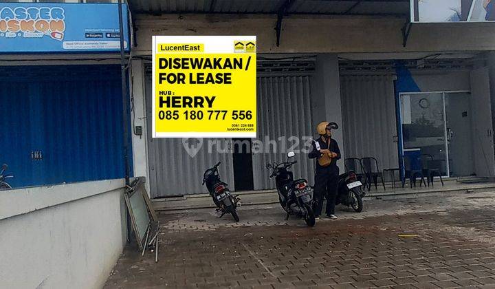 Ruko Disewakan 1 Lantai Teuku Umar Barat Pusat Kuliner  1