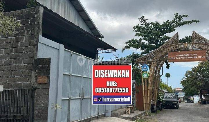 Warehouse for rent 400 m2 SHM Bagus Teuku Unar Barat Denpasar 1