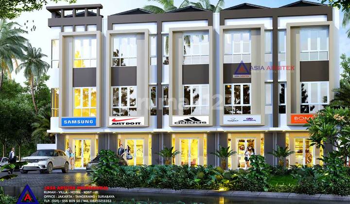 English: L Ruko Raya Manyar Indah - Strategic Location, Suitable for Office/Business 1