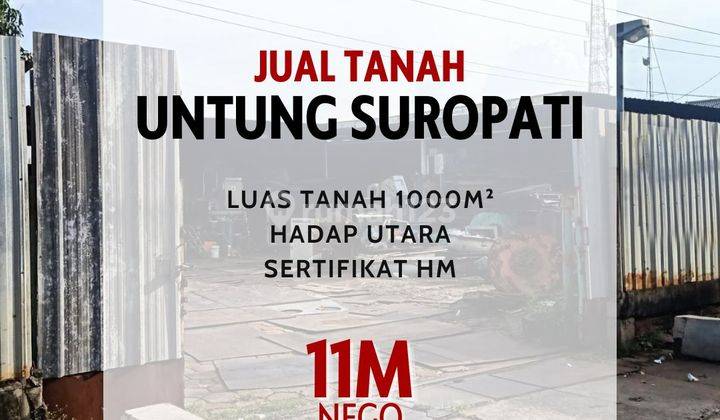 Tanah Luas lokasi strategis di Untung Suropati Semarang 1