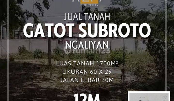 Tanah di kawasan industri candi Gatot Subroto Semarang 1