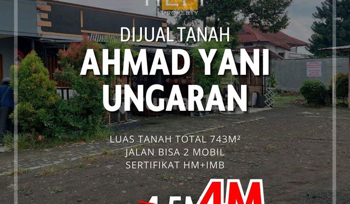 Tanah + 2 Kios Lokasi Strategis Dekat Jalan Utama 1