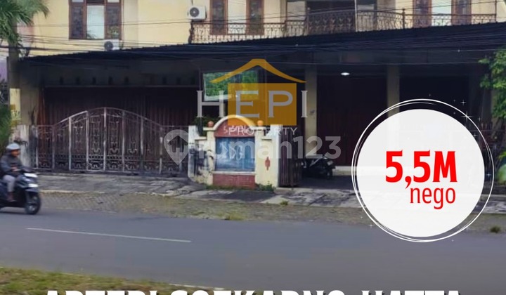 Rumah 2 Lantai Siap Pakai Lokasi di Jalan Arteri Soekarno-Hatta 1