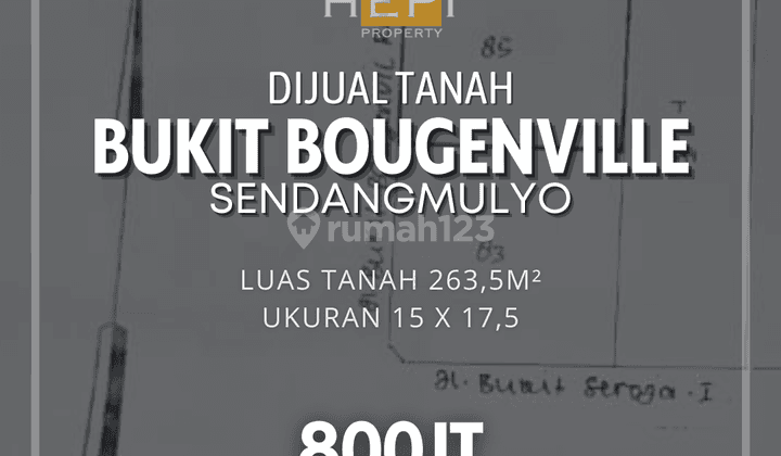 Tanah di Bukit Bougenville Sendangmulyo Semarang 1