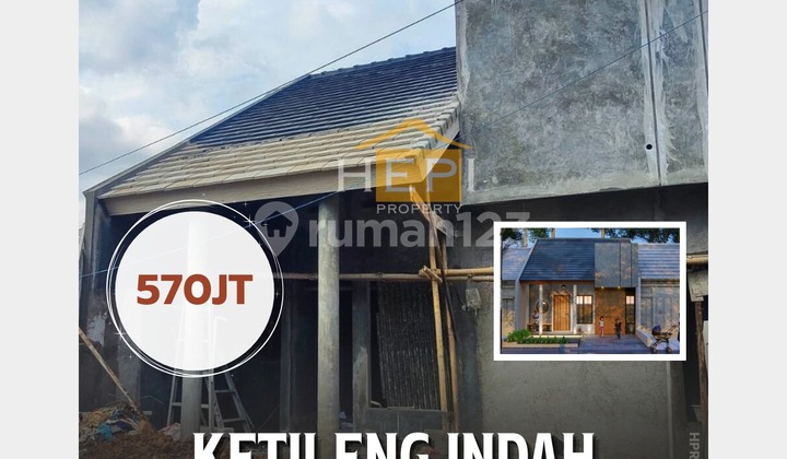 Rumah Japandi Minimalis On Progress di Ketileng 1