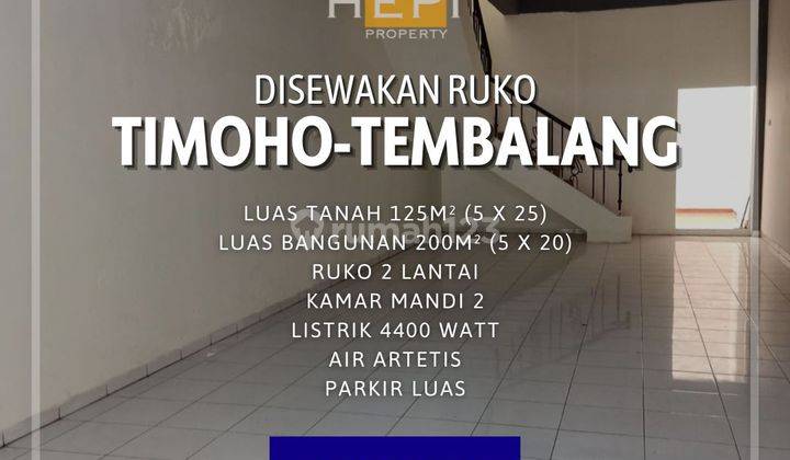 Ruko siap pakai di Timoho Tembalang Semarang Atas  1