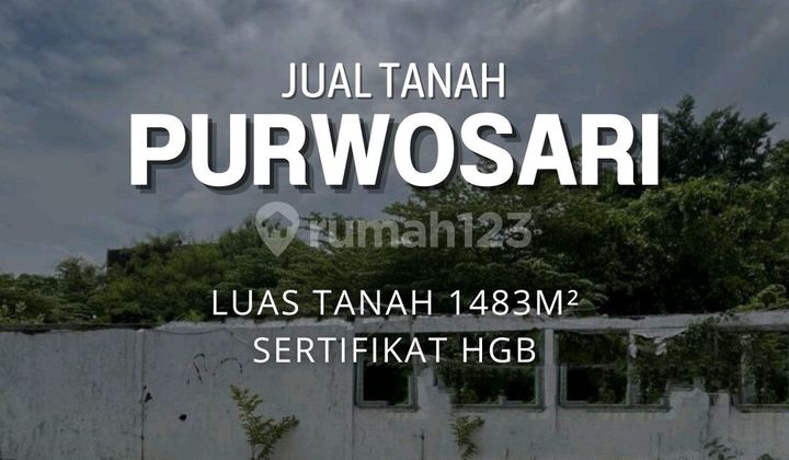 Tanah Di Purwosari Bebas Banjir Dekat Stasiun Poncol Dan Mall 1