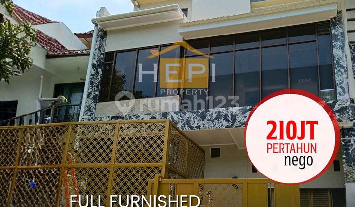 Rumah Super Mewah! Full Furnished 5 Lantai Di Cluster Candi Golf 1