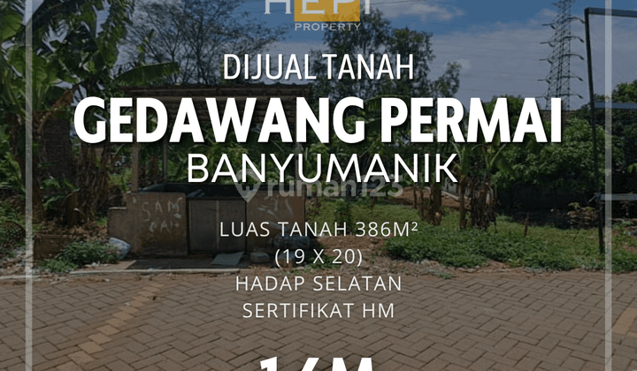 Tanah di Gedawang Permai Banyumanik Semarang 1