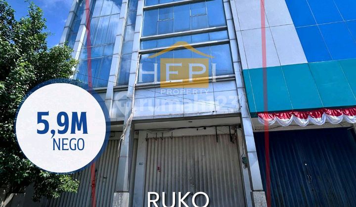 Ruko 3 Lantai Cocok Untuk Usaha Lokasi Pinggir Jalan Raya 1