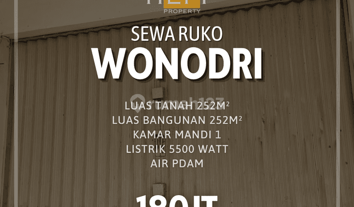 Ruko Murah Tengah Kota di Wonodri Semarang 1