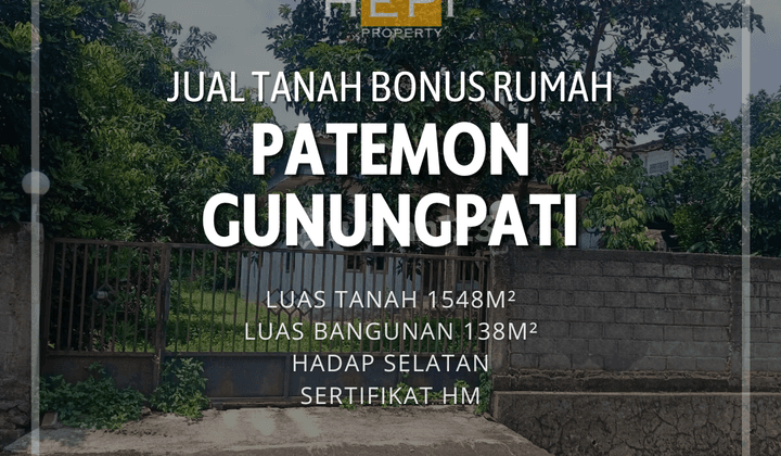 Tanah Bonus Rumah di Patemon Gunungpati Semarang 1