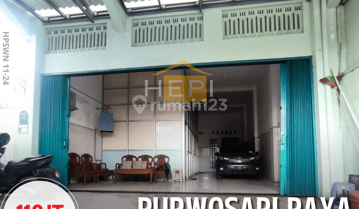 Rumah 3 lantai di Purwosari Raya Semarang   Lokasi di jalan raya 1