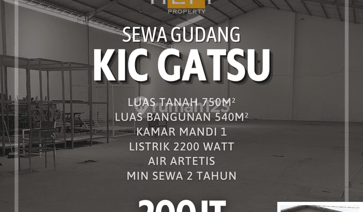 Disewakan Gudang di Kic Gatsu Semarang Barat 1