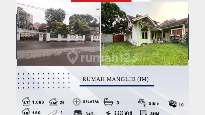 Rumah dengan Tanah yang Luas di Kopo Sayati Cocok Dibuat Kavling