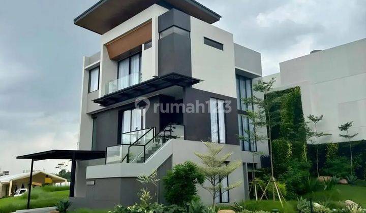 Rumah Mewah 3 Lantai Private Lift Di Summarecon Serpong Dekat Ke Bsd 1